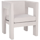 Safavieh Vidar Accent Chair Light Grey Velvet ACH4013B