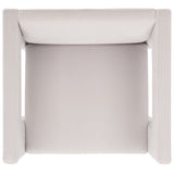 Safavieh Vidar Accent Chair Light Grey Velvet ACH4013B