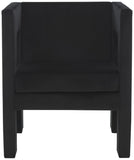 Safavieh Vidar Accent Chair Black Velvet ACH4013C