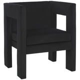 Safavieh Vidar Accent Chair Black Velvet ACH4013C