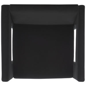 Safavieh Vidar Accent Chair Black Velvet ACH4013C
