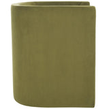 Safavieh Eydis Accent Chair Olive Green Velvet ACH4014A