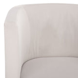 Safavieh Eydis Accent Chair Light Grey Velvet ACH4014B