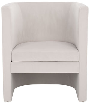 Safavieh Eydis Accent Chair Light Grey Velvet ACH4014B