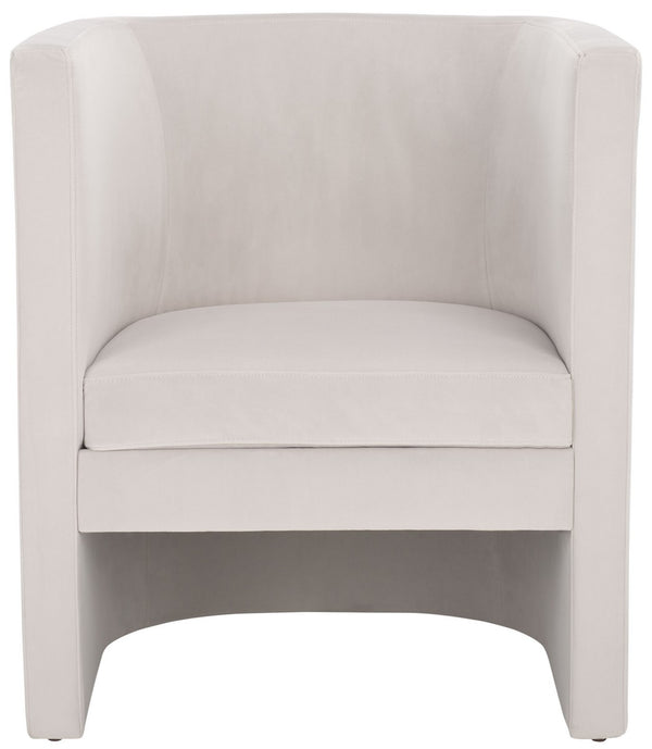 Safavieh Eydis Accent Chair Light Grey Velvet ACH4014B