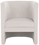 Safavieh Eydis Accent Chair Light Grey Velvet ACH4014B