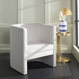 Safavieh Eydis Accent Chair Light Grey Velvet ACH4014B