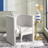 Safavieh Eydis Accent Chair Light Grey Velvet ACH4014B