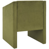 Safavieh Ylva Accent Chair Olive Green Velvet ACH4015A