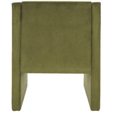 Safavieh Ylva Accent Chair Olive Green Velvet ACH4015A