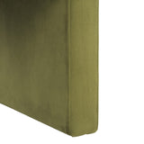 Safavieh Ylva Accent Chair Olive Green Velvet ACH4015A