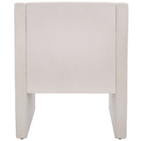 Safavieh Ylva Accent Chair Light Grey Velvet ACH4015B