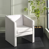 Safavieh Ylva Accent Chair Light Grey Velvet ACH4015B