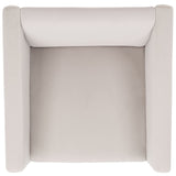 Safavieh Ylva Accent Chair Light Grey Velvet ACH4015B