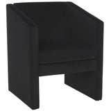 Safavieh Ylva Accent Chair Black Velvet ACH4015C