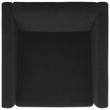 Safavieh Ylva Accent Chair Black Velvet ACH4015C