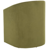 Safavieh Elysian Accent Chair Olive Green Velvet ACH4016A