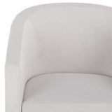 Safavieh Elysian Accent Chair Light Grey Velvet ACH4016B