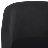 Safavieh Elysian Accent Chair Black Velvet ACH4016C