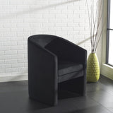 Safavieh Elysian Accent Chair Black Velvet ACH4016C