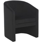 Safavieh Elysian Accent Chair Black Velvet ACH4016C