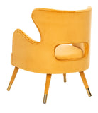 Safavieh Blair Wingback Accent Chair Marigold/Gold ACH4504B