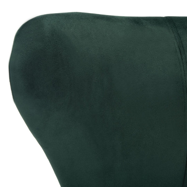 Safavieh Blair Wingback Accent Chair - Luxe Velvet Upholstery With Channel Tufting, Gold-Capped Legs & Style Forest Green/Gold ACH4504D