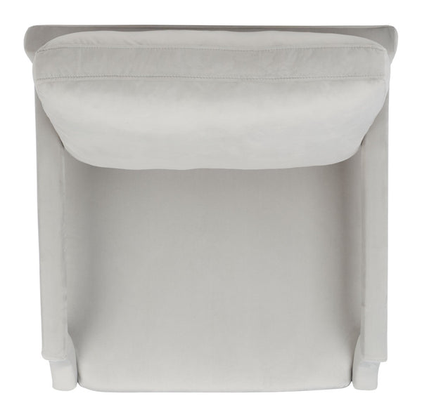 Safavieh Genoa Upholstered Arm Chair – Modern Chinoiserie Design With Luxurious Comfort For Stylish Spaces Light Grey ACH4510B
