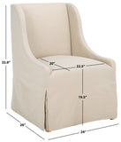 Safavieh Aberdore Arm Chair Sand  Wood ACH4512A