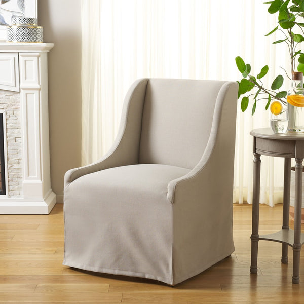 Safavieh Aberdore Arm Chair Sand  Wood ACH4512A