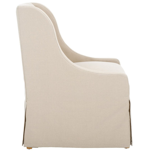 Safavieh Aberdore Arm Chair Sand  Wood ACH4512A