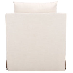 Safavieh Hadara Swivel Accent Chair - Timeless Club Design With Bone White Linen & 360° Swivel For Comfort ACH4513A