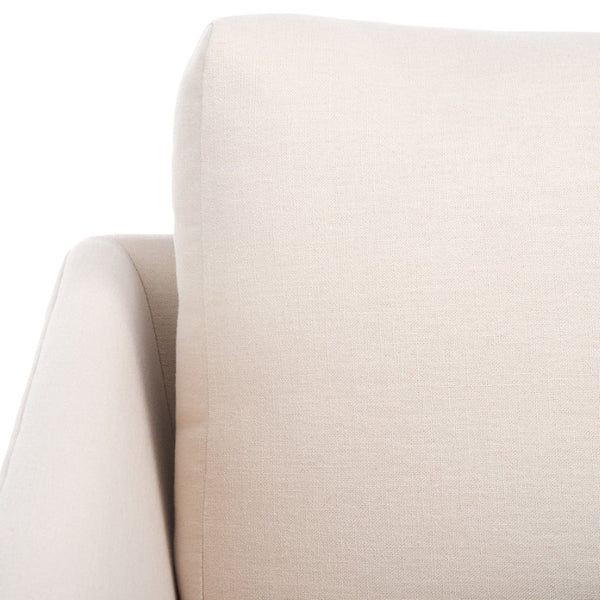 Safavieh Hampshire Accent Chair - Timeless Comfort With Classic-Contemporary Design For Any Living Space Bone Linen / Walnut ACH4514A