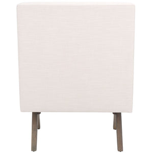 Safavieh Oliviadella Mid-Century Modern Accent Chair – Elegant Comfort For Living Rooms & Cozy Spaces Bone / White Washed ACH4515B