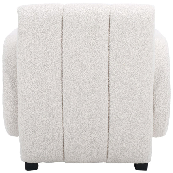 Safavieh Waylen Accent Chair - Sculptural Comfort With Curvaceous Design, Deep Seat & Cozy Boucle Fabric ACH4516A