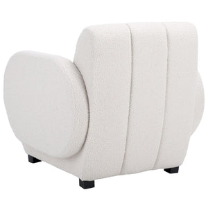 Safavieh Waylen Accent Chair - Sculptural Comfort With Curvaceous Design, Deep Seat & Cozy Boucle Fabric ACH4516A