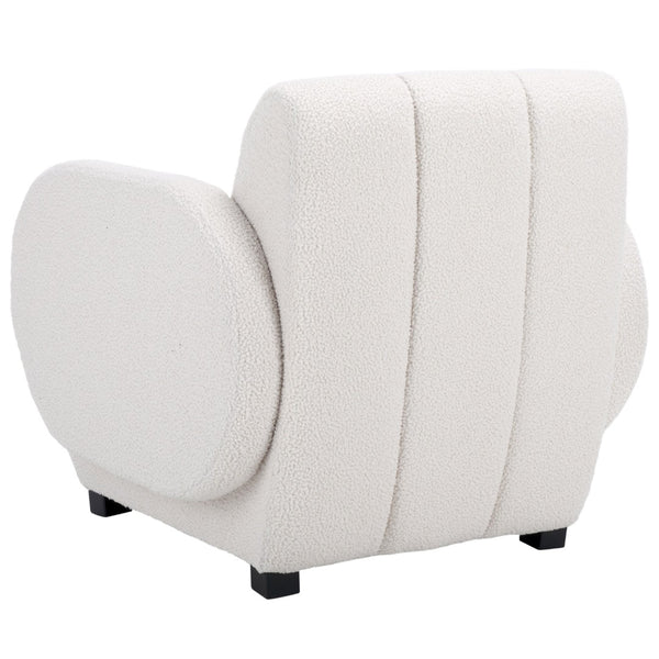 Safavieh Waylen Accent Chair - Sculptural Comfort With Curvaceous Design, Deep Seat & Cozy Boucle Fabric ACH4516A