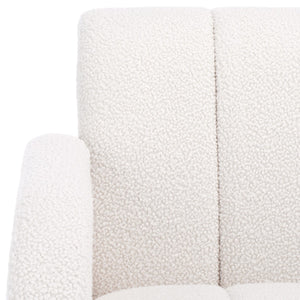 Safavieh Waylen Accent Chair - Sculptural Comfort With Curvaceous Design, Deep Seat & Cozy Boucle Fabric ACH4516A