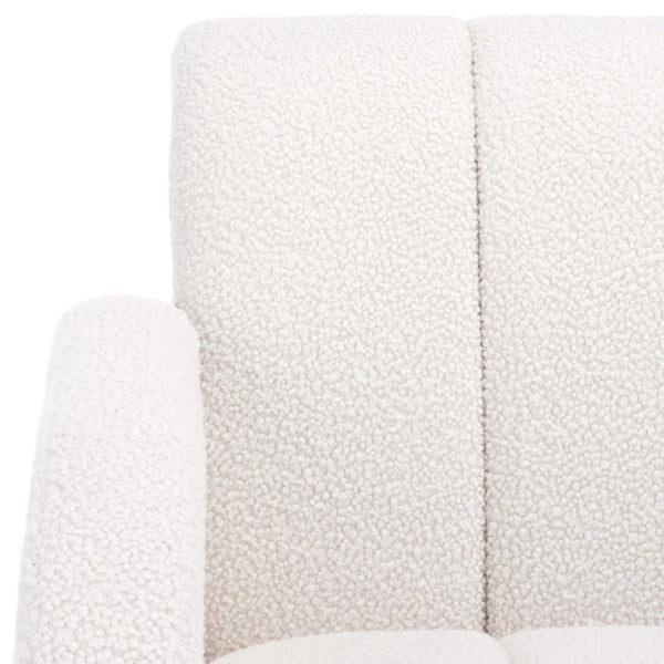 Safavieh Waylen Accent Chair - Sculptural Comfort With Curvaceous Design, Deep Seat & Cozy Boucle Fabric ACH4516A