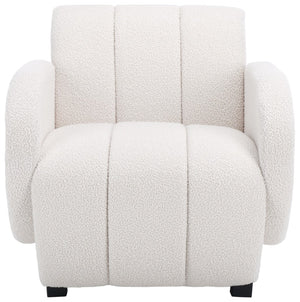 Safavieh Waylen Accent Chair - Sculptural Comfort With Curvaceous Design, Deep Seat & Cozy Boucle Fabric ACH4516A