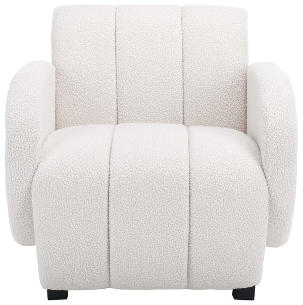 Safavieh Waylen Accent Chair - Sculptural Comfort With Curvaceous Design, Deep Seat & Cozy Boucle Fabric ACH4516A