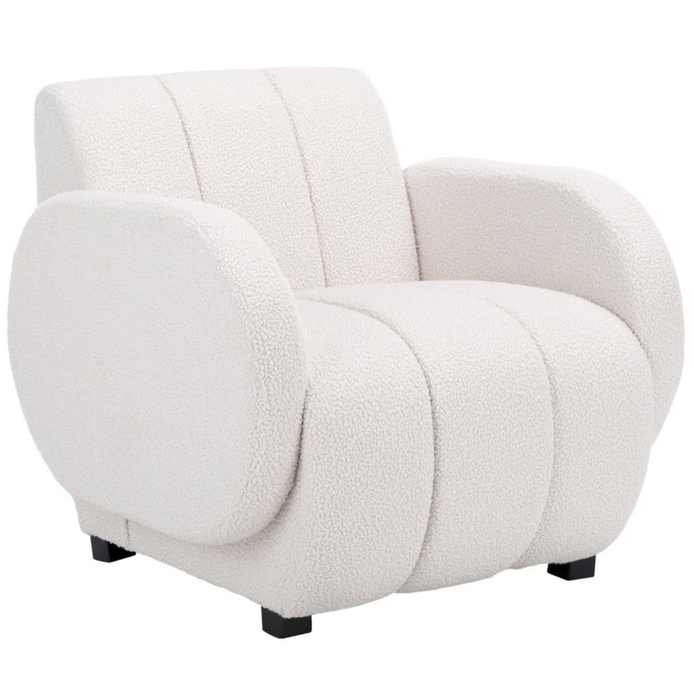 Safavieh Waylen Accent Chair - Sculptural Comfort With Curvaceous Design, Deep Seat & Cozy Boucle Fabric ACH4516A
