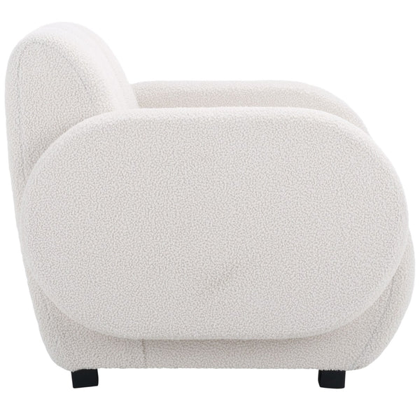Safavieh Waylen Accent Chair - Sculptural Comfort With Curvaceous Design, Deep Seat & Cozy Boucle Fabric ACH4516A