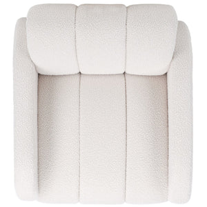 Safavieh Waylen Accent Chair - Sculptural Comfort With Curvaceous Design, Deep Seat & Cozy Boucle Fabric ACH4516A