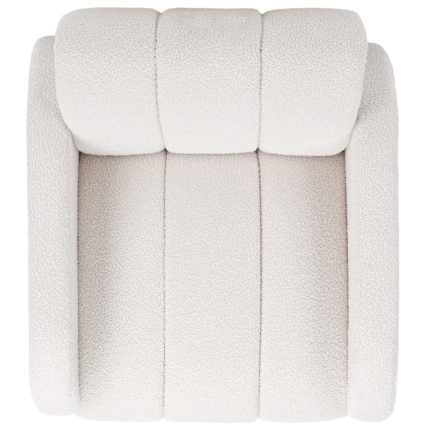 Safavieh Waylen Accent Chair - Sculptural Comfort With Curvaceous Design, Deep Seat & Cozy Boucle Fabric ACH4516A