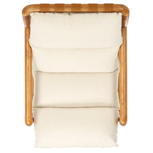 Safavieh Claxon Accent Chair - Chic Bone Upholstery & Natural Ashwood Frame For Ultimate Comfort & Style Bone ,Natural Wood ,Fabric ,Polyester Fill Ach4517a