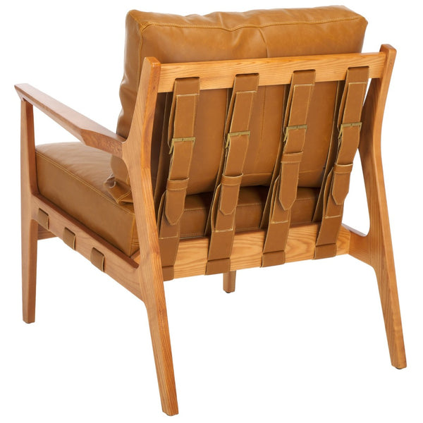 Safavieh Danisia Accent Chair - Chic Modern Comfort With Stain-Resistant Upholstery And Solid Ash Frame ACH4518A
