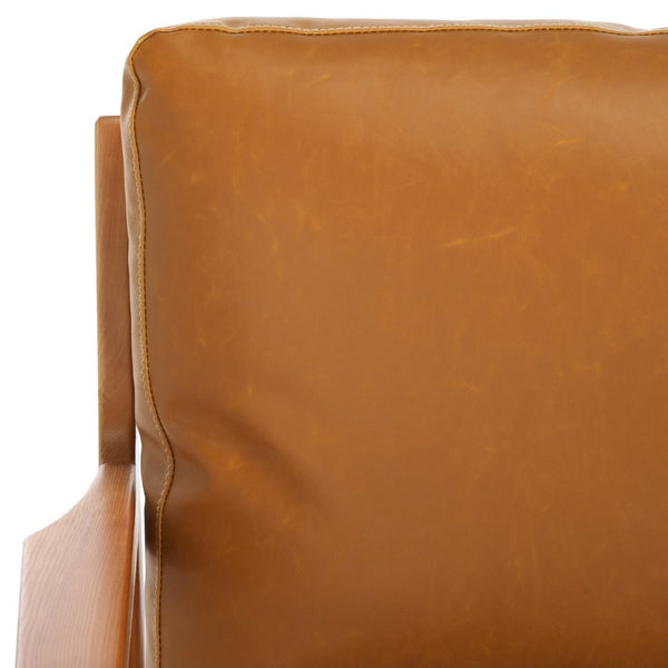 Safavieh Danisia Accent Chair - Chic Modern Comfort With Stain-Resistant Upholstery And Solid Ash Frame ACH4518A