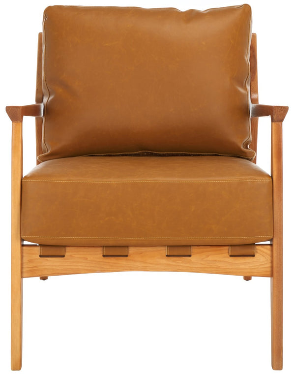 Safavieh Danisia Accent Chair - Chic Modern Comfort With Stain-Resistant Upholstery And Solid Ash Frame ACH4518A