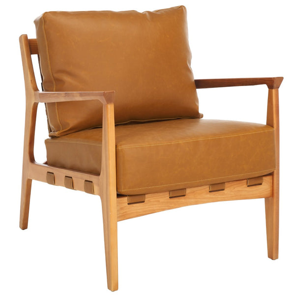 Safavieh Danisia Accent Chair - Chic Modern Comfort With Stain-Resistant Upholstery And Solid Ash Frame ACH4518A